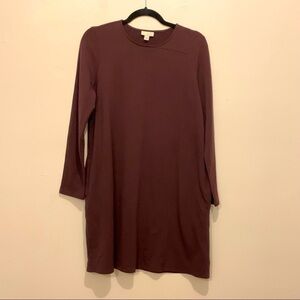 J Jill Pima Modal Blend Knit Long Sleeve Dress